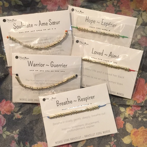 Morse code beaded inspiration bracelets - Picture 2 of 6